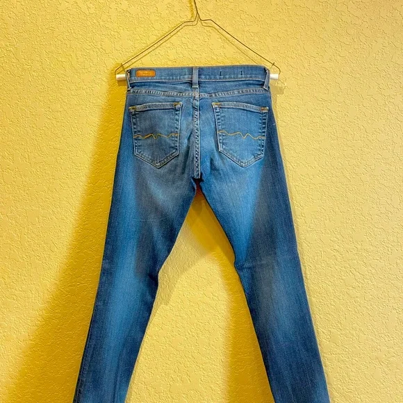 Red Engine Low Rise Skinny Blue Jeans - Picture 7 of 8